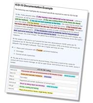 ICD-10 Documentation Example